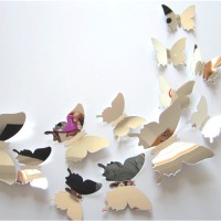 Mariposas de metal para decorar paredes